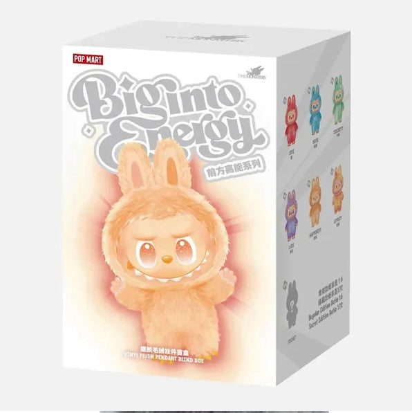 Labubu The Monsters Big Into Energy Plush Figure - Love Red