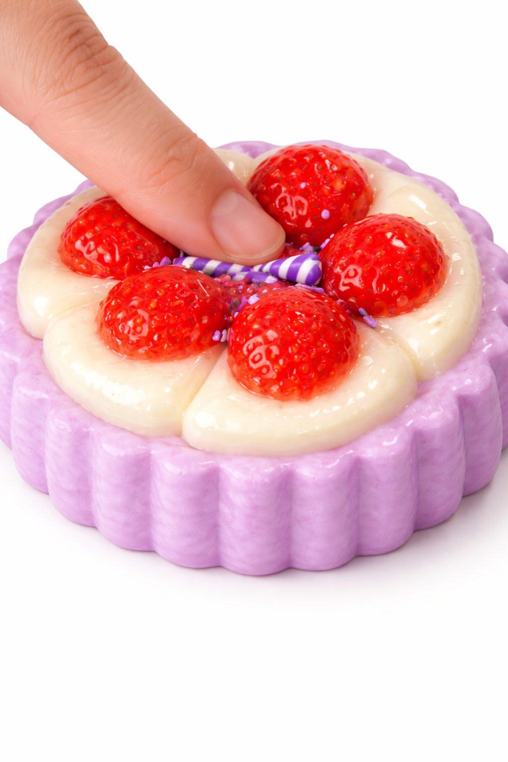 Taba Squishy - Strawberry Birthday Cake