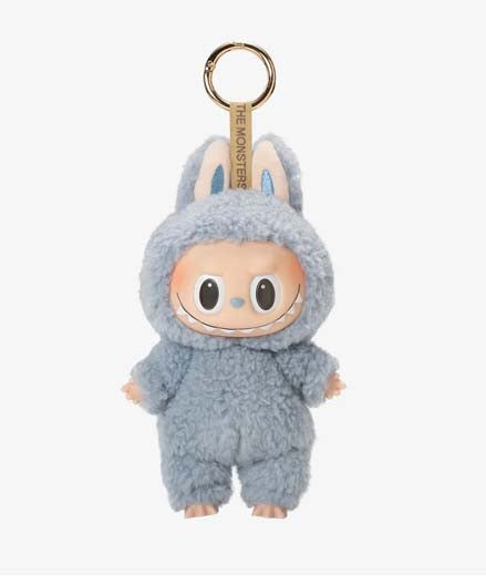 Labubu The Monsters Exciting Macaron Plush Figure - Sesame Bean Grey