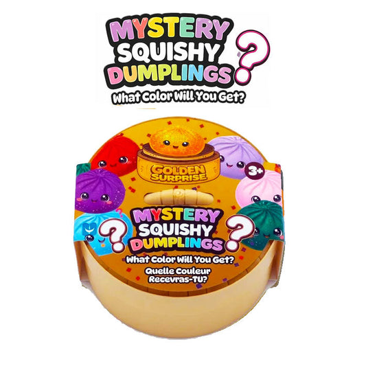 Squishy Mystery Dumplings Golden Surprise Mystery Squishy 4 inch