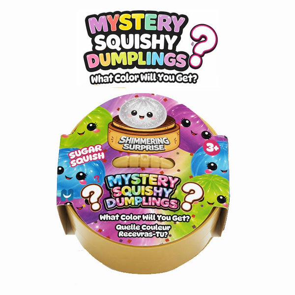 Squishy Mystery Dumplings Sugar Squish Shimmering Surprise Mystery Squishy 4 inch
