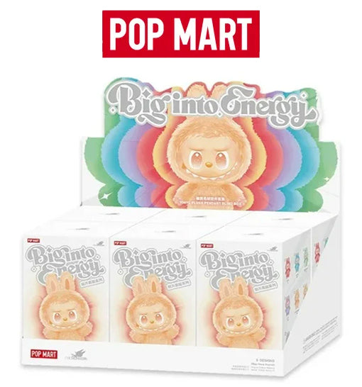 Authentic POP MART Labubu The Monsters Big Into Energy Plush Figure (Blind Box)