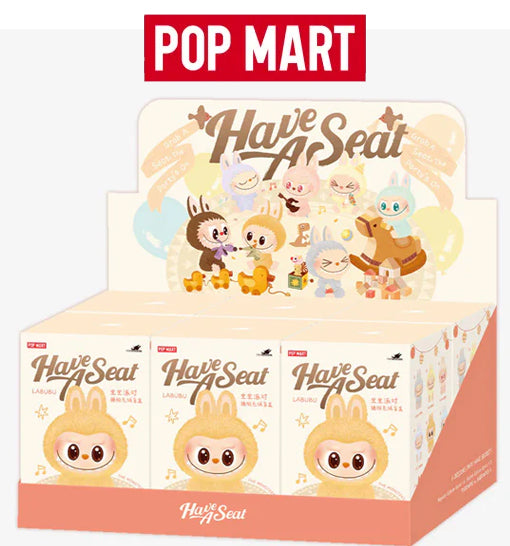 Authentic POP MART Labubu The Monsters Have A Seat Plush Figure (Blind Box)