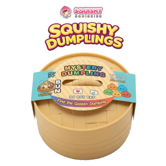 Squishy Squishies - Dumplings Mystery Golden or Glitter Mystery Squishy 4 inch