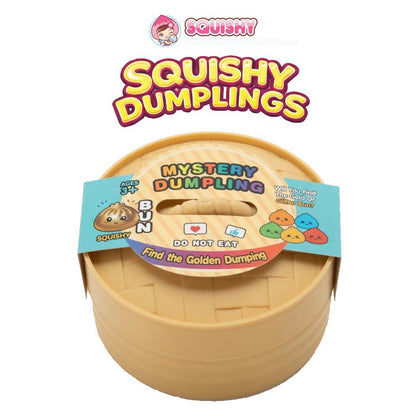 Squishy Dumpling Mystery Golden or Glitter Mystery Squishy 4 inch