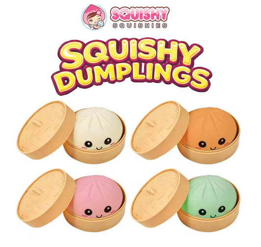 Squishy - Dumplings with Face Bun Mystery Squishy 4 inch