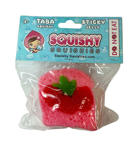 Squishy Squishies Taba Squishy - Strawberry Cake Slice